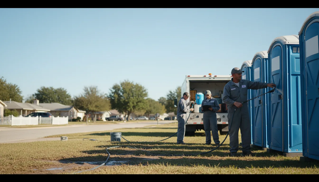 Long-Term Portable Toilet Rental in Pleasantville, OH near me